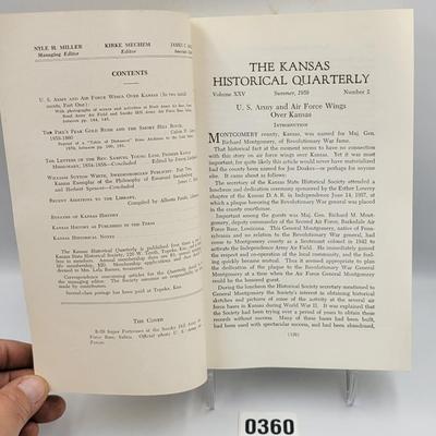 1959 Kansas Historical Quarterly
