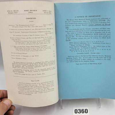1959 Kansas Historical Quarterly