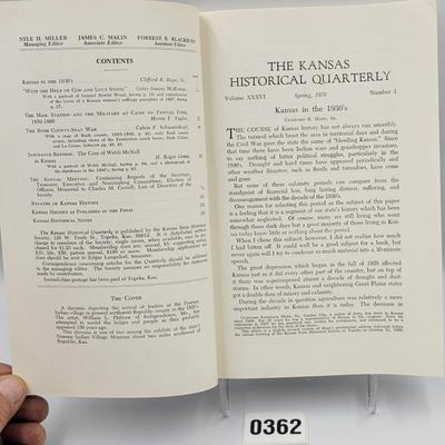 1970 Kansas Historical Quarterly