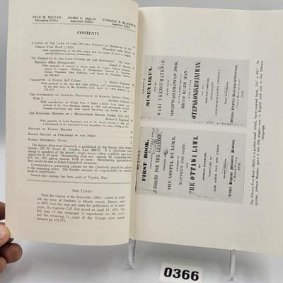 Mixed Years Kansas Historical Quarterly