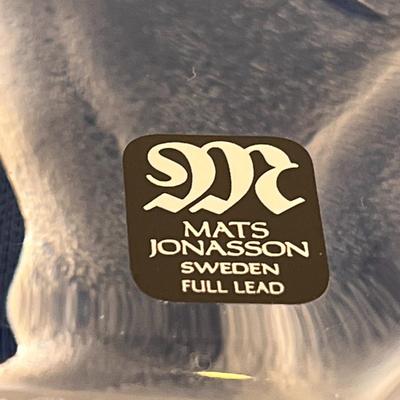 LEAD CRYSTAL STALLION PAPERWEIGHT