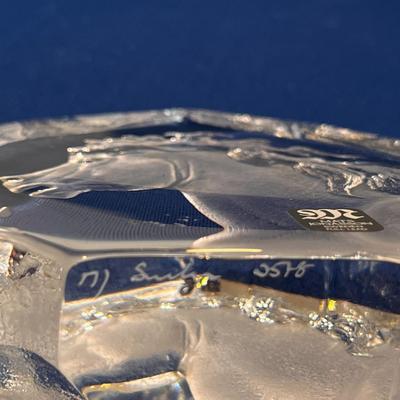 LEAD CRYSTAL STALLION PAPERWEIGHT