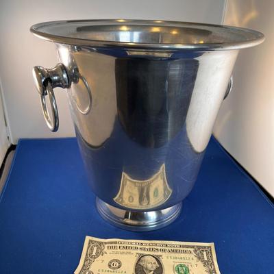 SHINY ALUMINUM ICE BUCKET