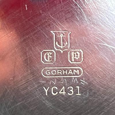 GORHAM SILVERPLATE BOWL w/ SPILL PLATE