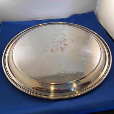 WALLACE SILVER PLATE COCKTAIL TRAY