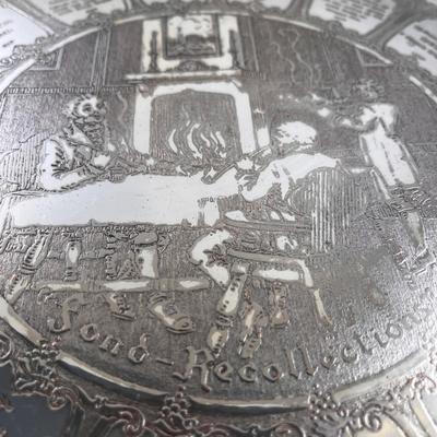 WALLACE SILVER PLATE COCKTAIL TRAY