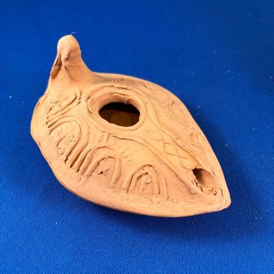 ANCIENT OIL LAMP REPLICA PAIR