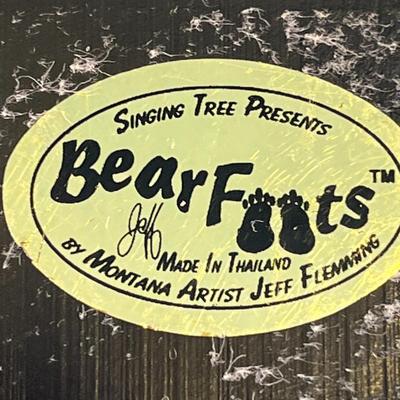 â€œBEAR FOOTSâ€ WHIMSICAL BEAVER FIGURAL