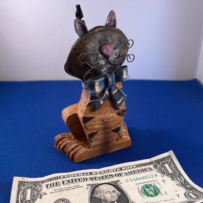 WHIMSICAL CAT SCULPTURE
