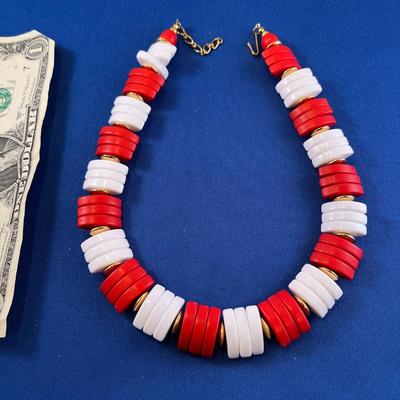 FUN â€œMODâ€ 14â€ COLORFUL BEAD NECKLACE