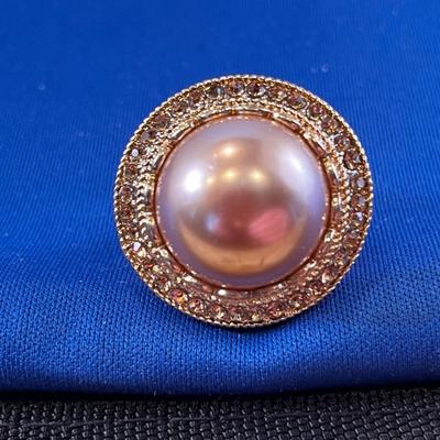 OVERSIZE GLAMOUR RHINESTONE RING