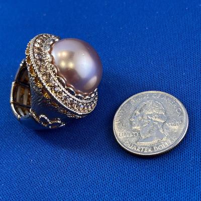 OVERSIZE GLAMOUR RHINESTONE RING