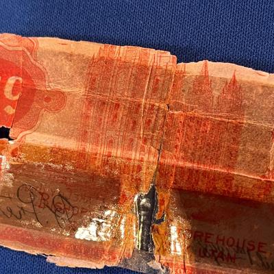 1898 L.D.S. 5 CENT MEAT VOUCHER
