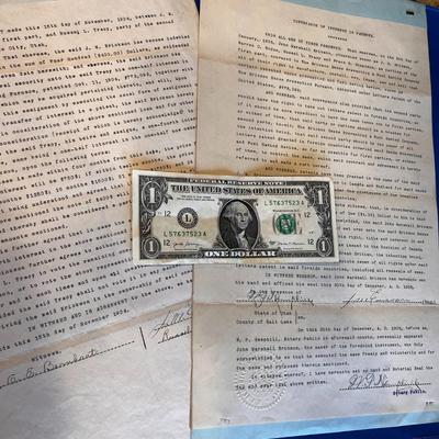 PATENT CONVEYANCE DOCUMENTS 1904-5