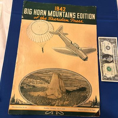 1942 SHERIDAN PRESS WYOMING MAGAZINE