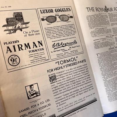 1930 FLIGHT MAGAZINE SUPPLEMENT