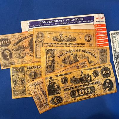 CONFEDERATE CURRENCY REPLICAS