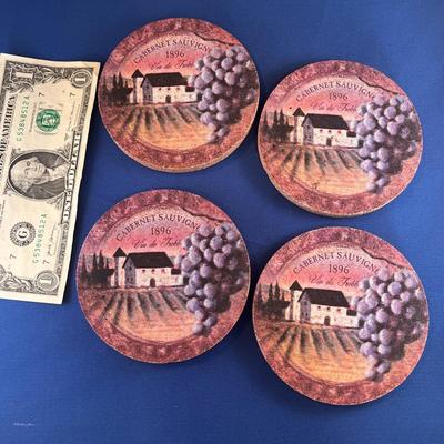 WINE COUNTRY COASTER SET