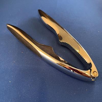 SHINY CHROME 6-1/4â€ NUTCRACKER 