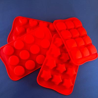SET OF 4 SILICONE CHOCOLATE MOLDS