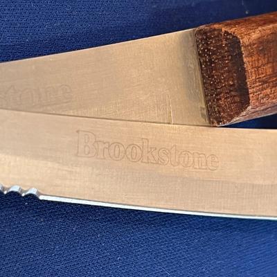 BROOKSTONE SET OF 8 STEAK KNIVES