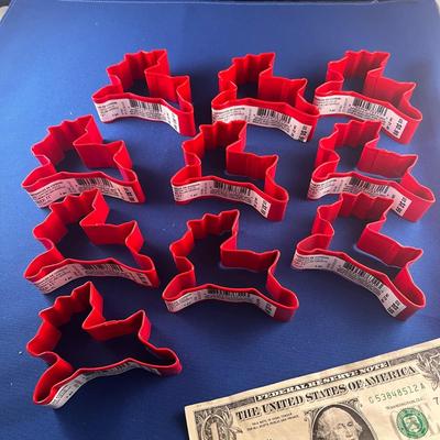 3â€ REINDEER COOKIE CUTTERS 10 PC.