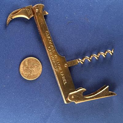 VINTAGE WINE BOTTLE OPENER MULTI-TOOL