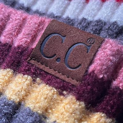 COLORFUL KNIT WINTER BEANIE CAP