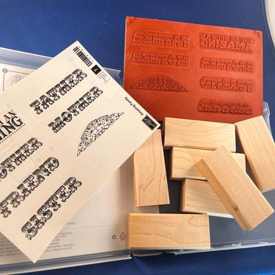 STAMPINâ€™ UP 7 PC. MAKE YOUR OWN STAMPS 