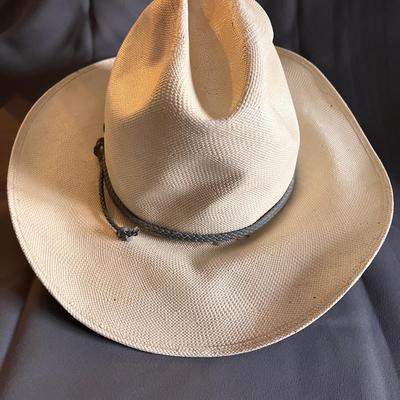 RESISTOL WESTERN STRAW COWBOY HAT 