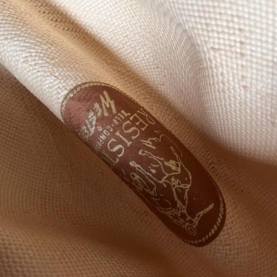 RESISTOL WESTERN STRAW COWBOY HAT 
