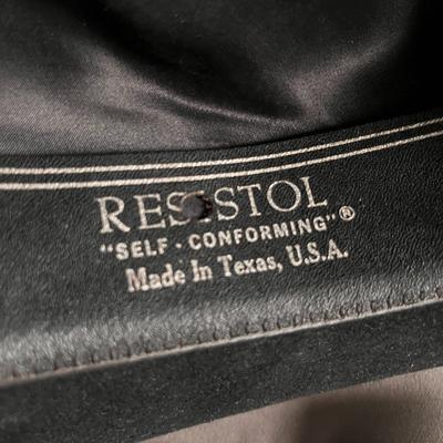 BLACK FELT RESISTOL COWBOY HAT