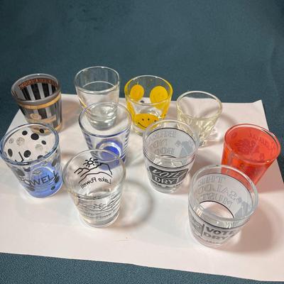 SHOT GLASS COLLECTION X 10