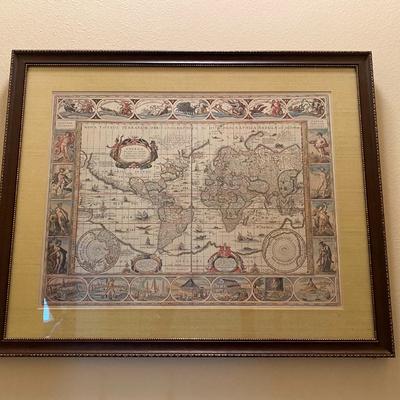 Print of Old World map
