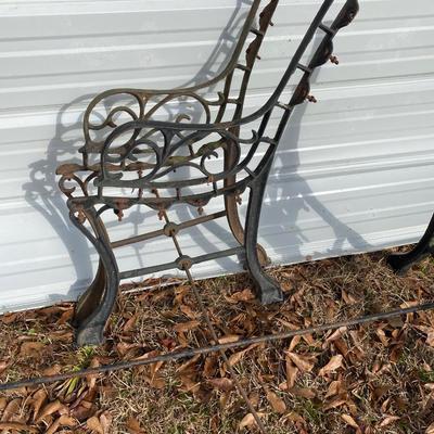Pr of Cast Iron Park Bench Frames