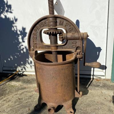 Enterprise Mfg. Co. Press