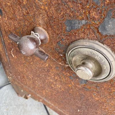 Antique Rolling Safe