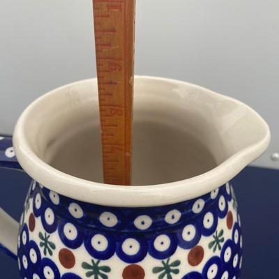 Polish Pottery Pitcher