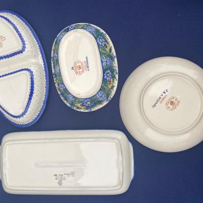 Polish Pottery Lot