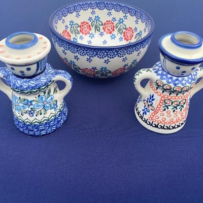 Polish Pottery Lot