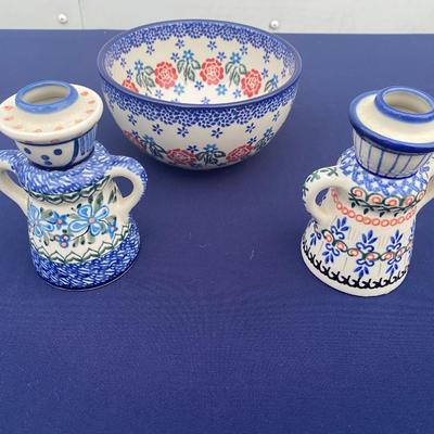 Polish Pottery Lot