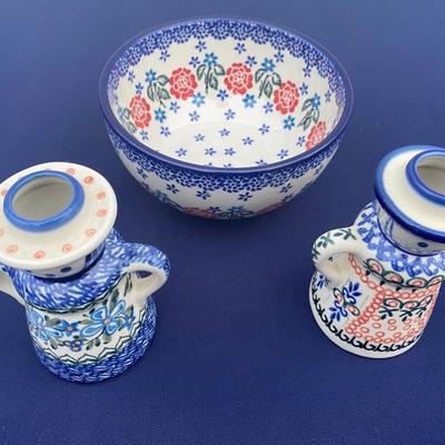 Polish Pottery Lot