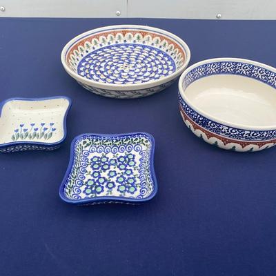 Polish Pottery Lot