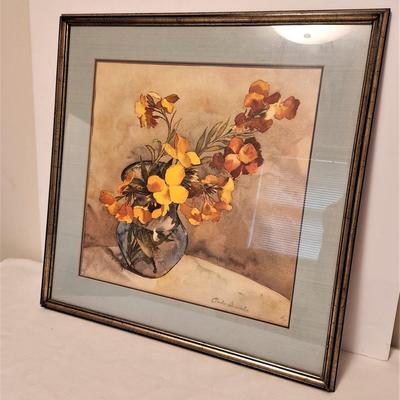 Lot #24  Original Watercolor by Listed Artist Paul Immel