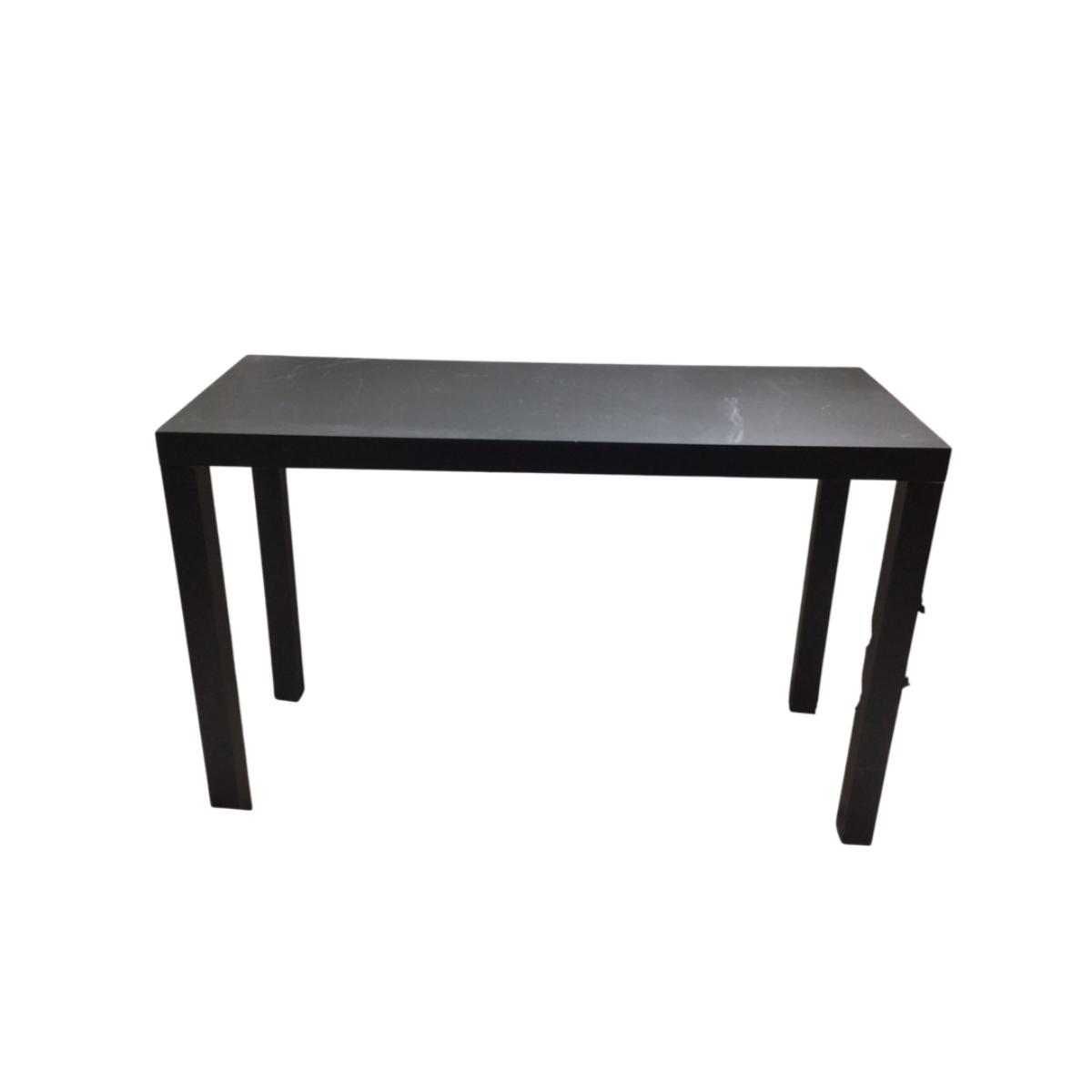 1335 Black Laminated Parsons Table