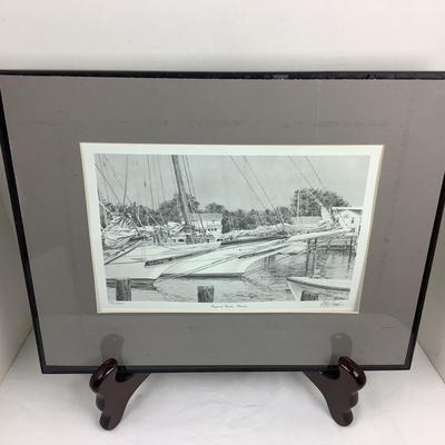 1357 Peter Hanks Signed & Numbered Print "Dogwood Harbor"