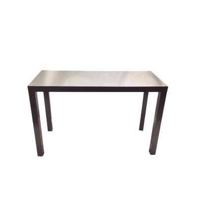 1336 Black Laminated Parsons Table
