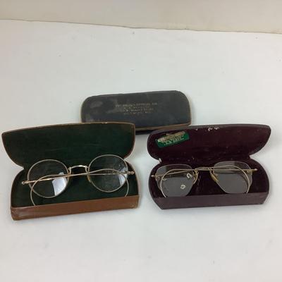 1392 Antique 12k Gold Filled Glasses Lot