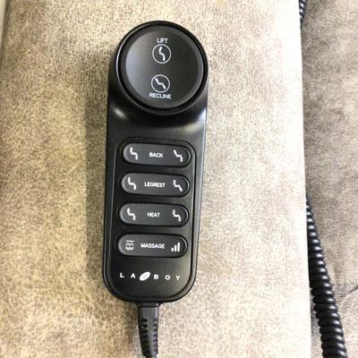 1384 Like NEW LA-Z-BOY Gold Power Lift Chair Recliner Heated, Massage