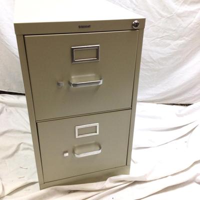 1386 HON Two Drawer Metal Filing Cabinet
